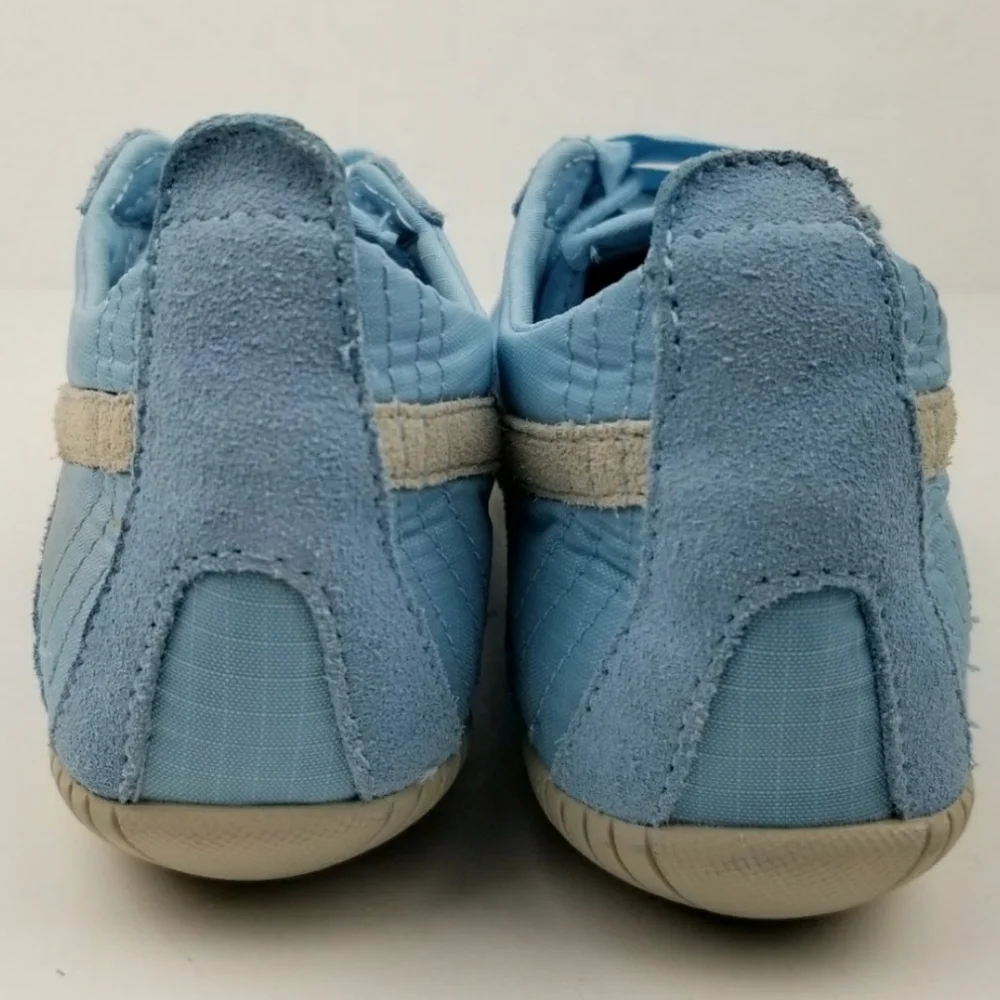VTG Rbk Ballet Baby Blue Lace Ribbon Sneakers - Picture 4 of 11